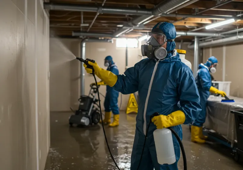 Basement Sanitization and Antimicrobial Treatment process in Greene County, AR